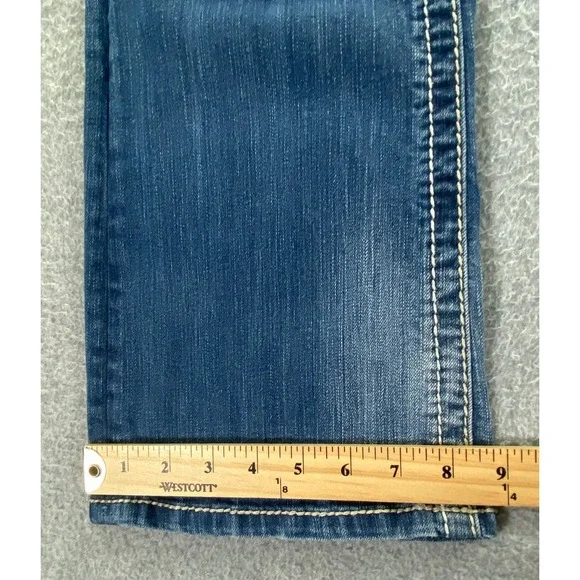 BKE Payton Jeans Women's 32R Boot Cut Stretch Casual Faded Cowgirl (Fits 36x30) - Picture 10 of 13